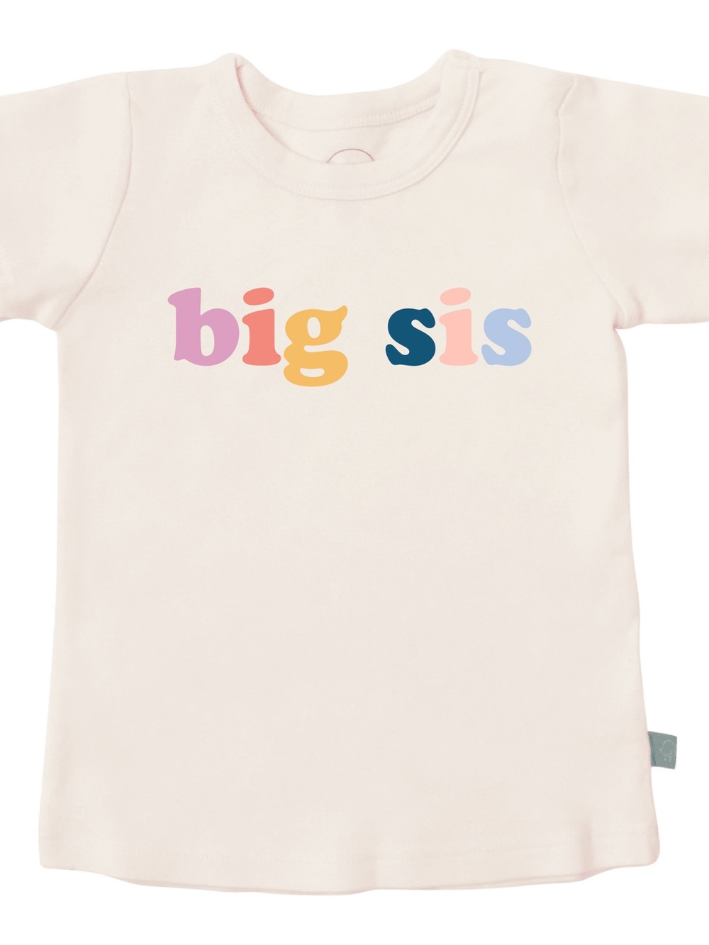 Big Sis Short Sleeve Tee - Pale Pink